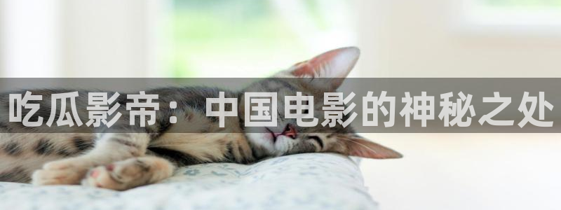 吃瓜今日吃瓜热门大瓜：吃瓜影帝：中国电影的神秘之处